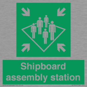 Shipboard assembly station
